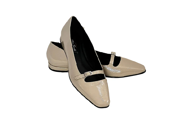 womens leather ballet flats