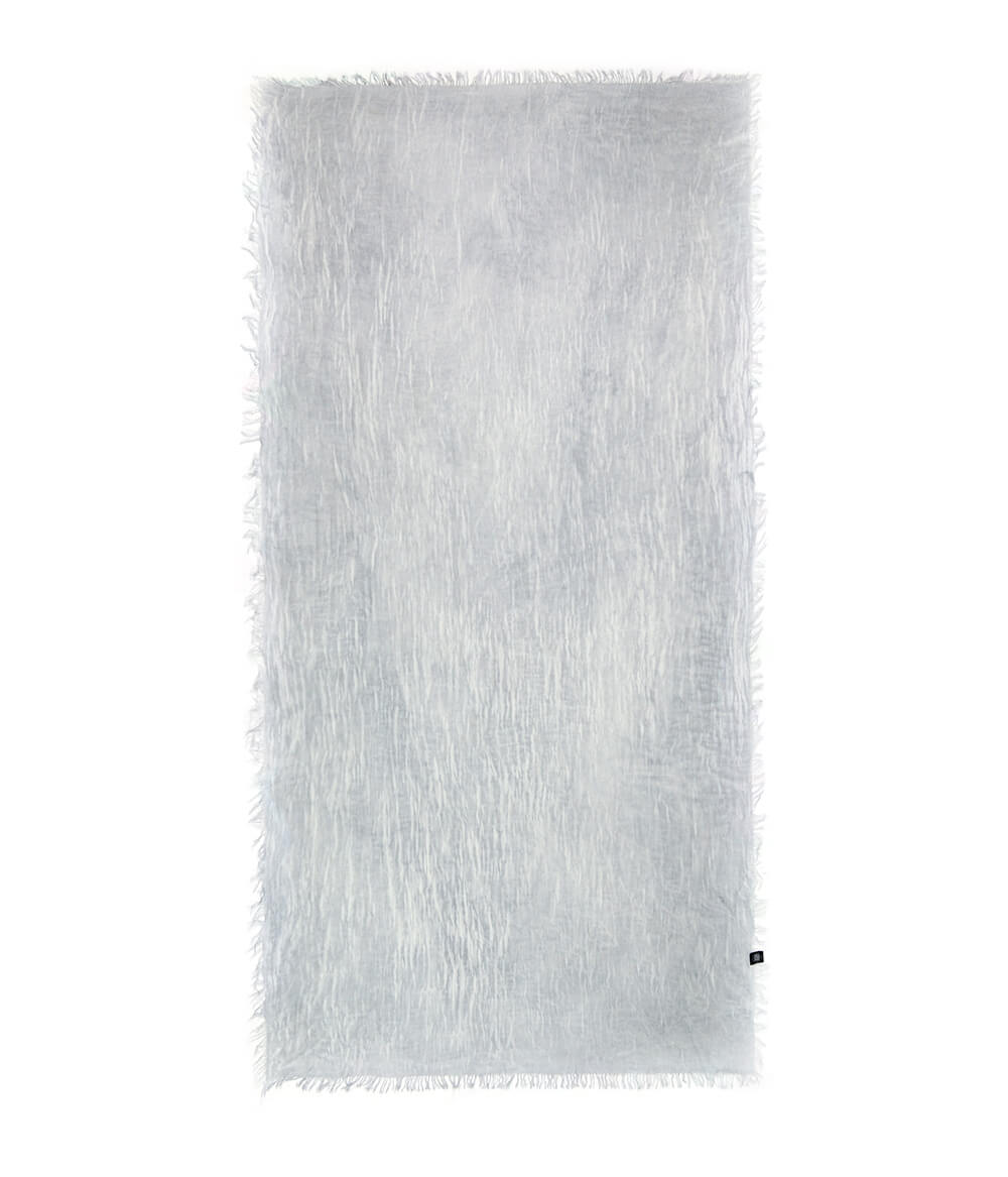 Bamboo Scarf Solid White 02