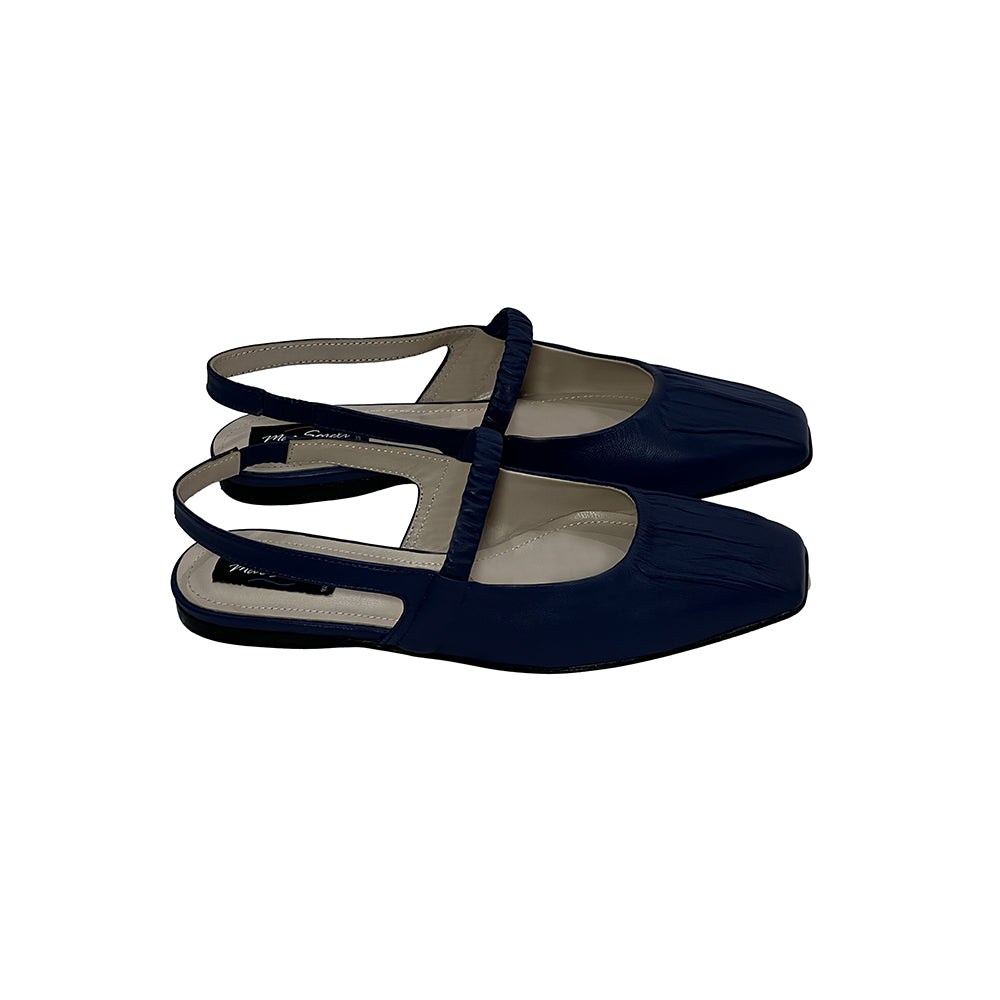 Koala Slingback Flat Blue