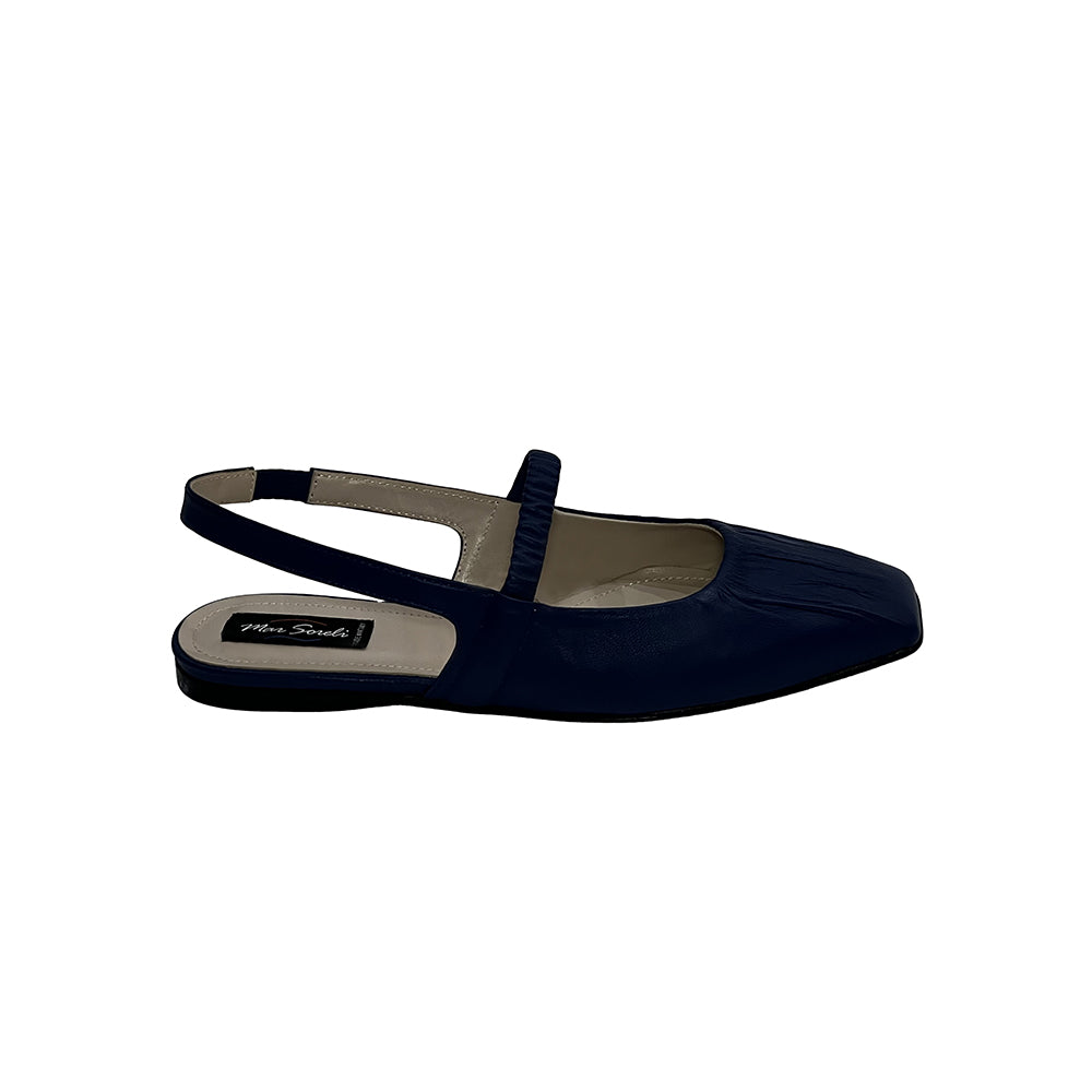 Koala Slingback Flat Blue