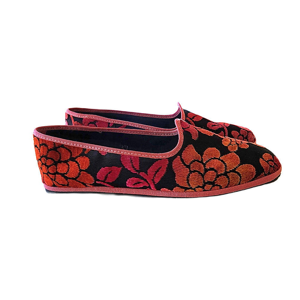 Moirette Burn Out Rosa Antico