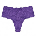 My Way Mid Rise Thong Royal Purple