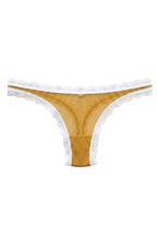 Valentina Low Rider Thong Golden Yellow/White
