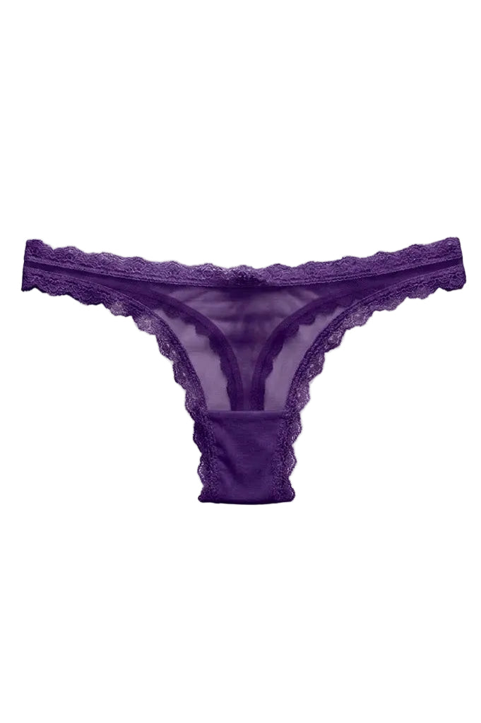 Valentina Low Rider Thong Royal Purple