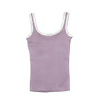 Valentina Camisole Lavender/White