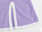 Valentina Chemise Lavender/White