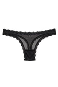 Valentina Low Rider Thong Black