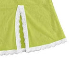 Valentina Chemise Pistacchio/White