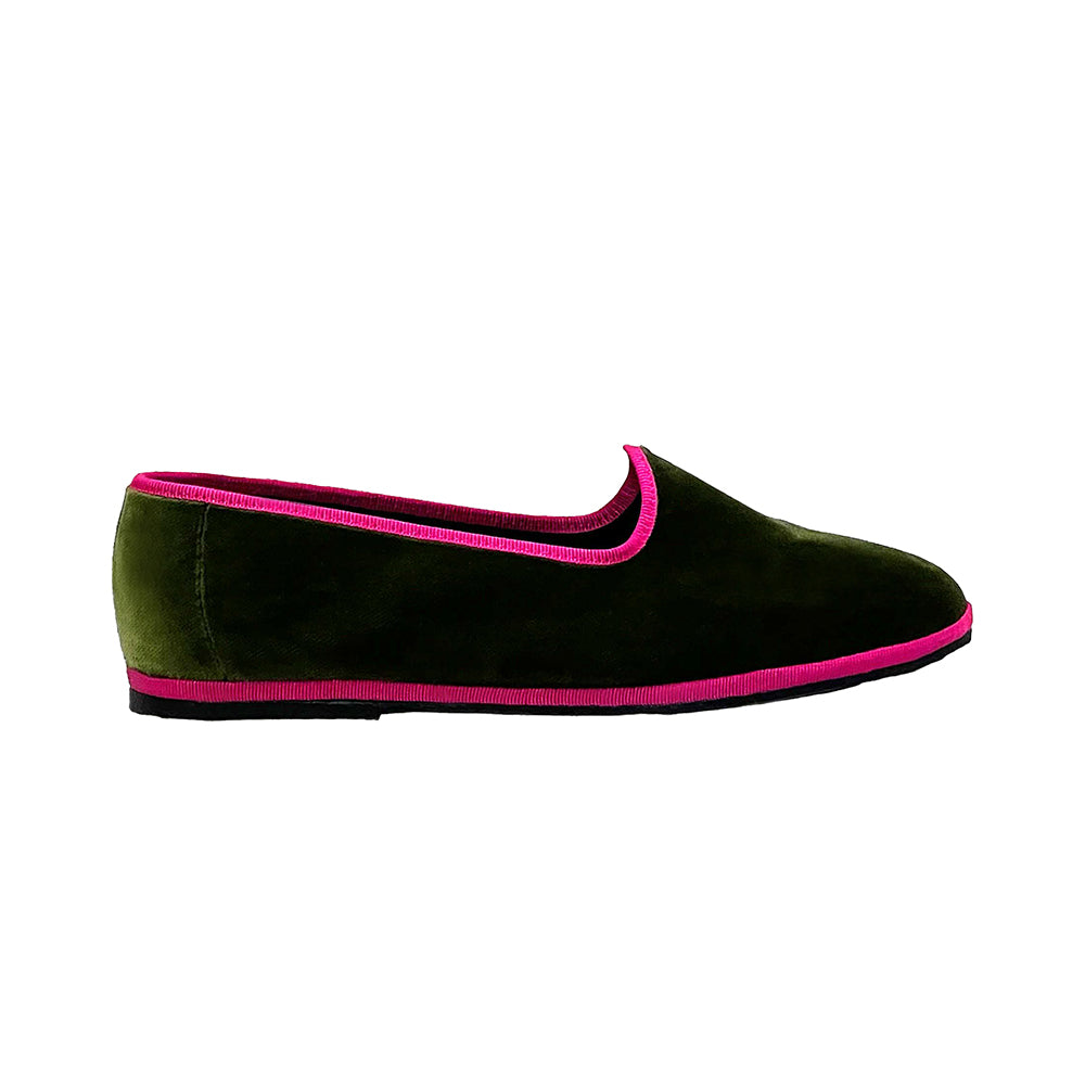 Tradizionale Bicolor Oliva/Fuxia