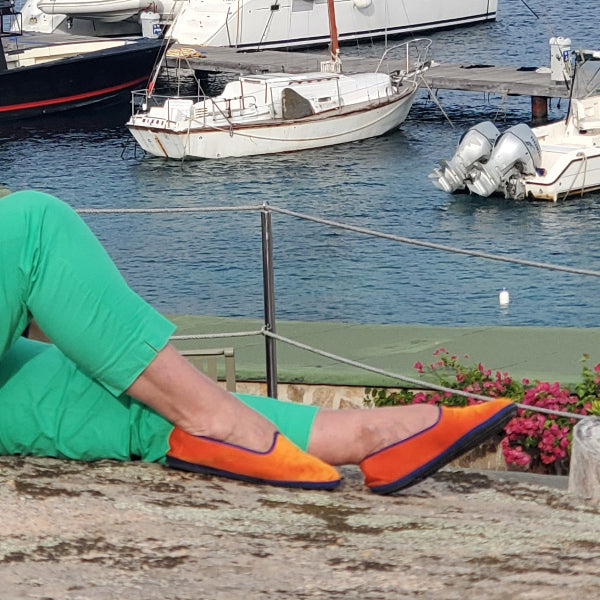 Tradizionale Bicolor Arancio-Bluette