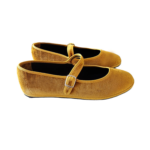 Ginger - Mary Jane Ocra Seta