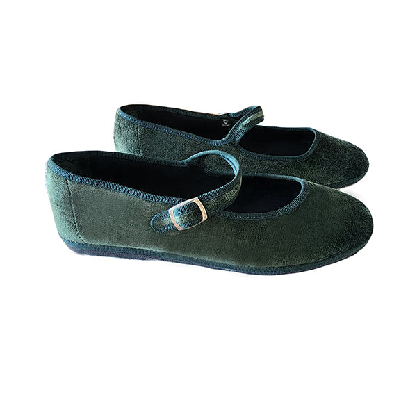 Ginger - Mary Jane Verde Seta