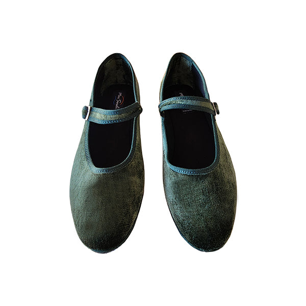 Ginger - Mary Jane Verde Seta