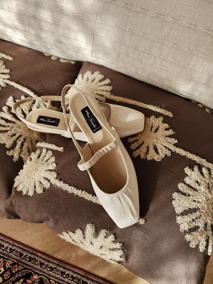 Koala Slingback Flats Latte