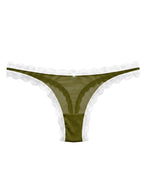 Valentina Low Rider Thong Sage/White