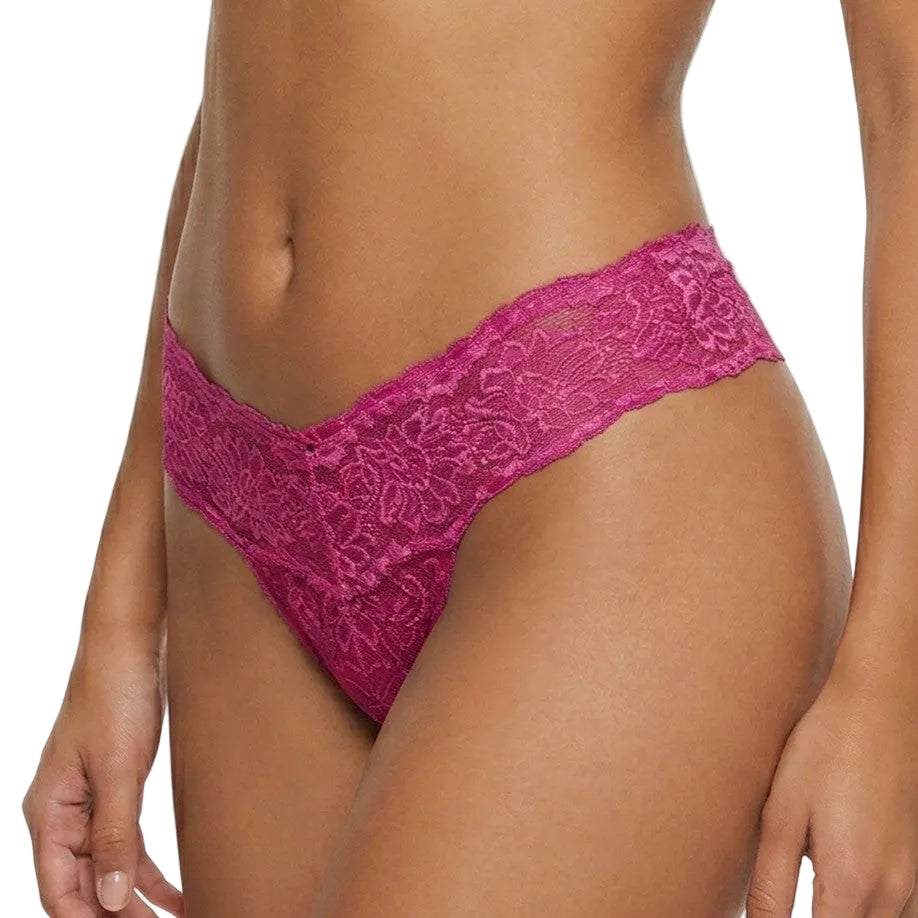 My Way Low Rider Thong Fuchsia