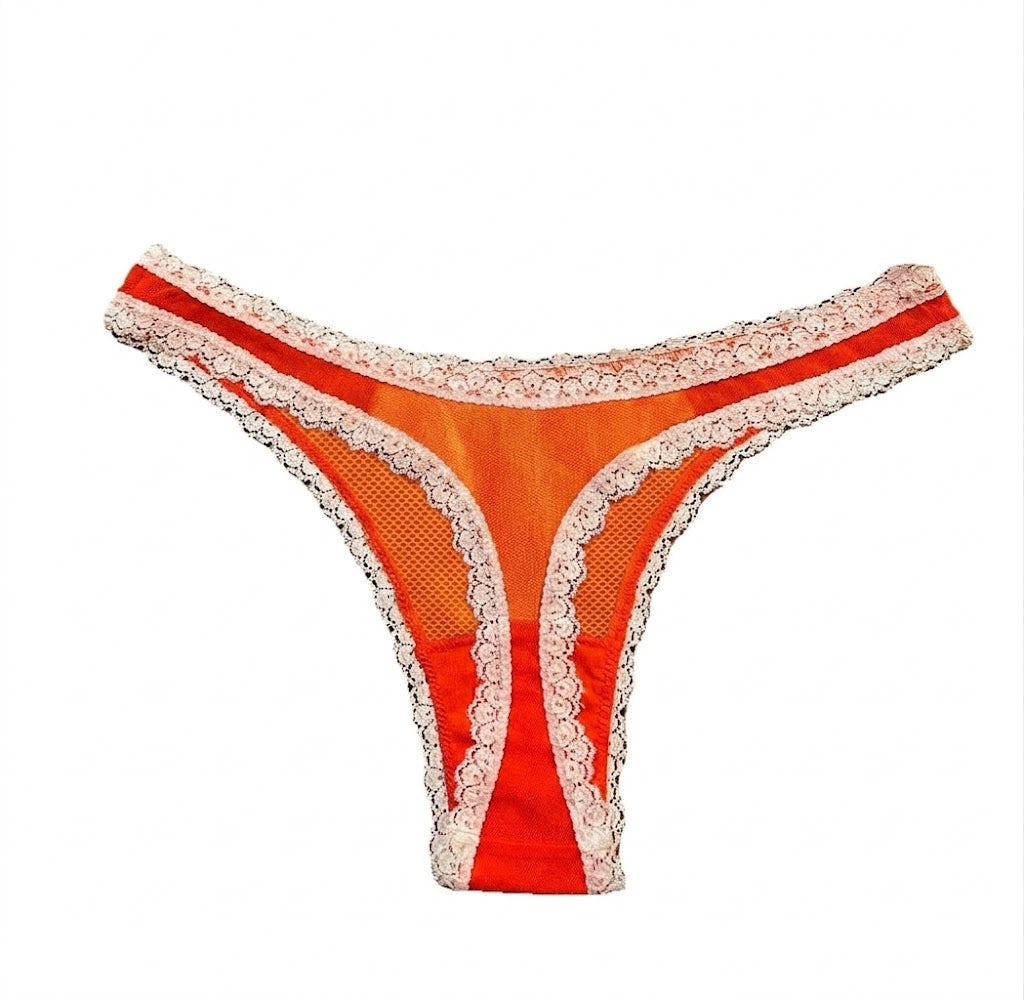 Valentina Low Rider Thong Sun Orange/White