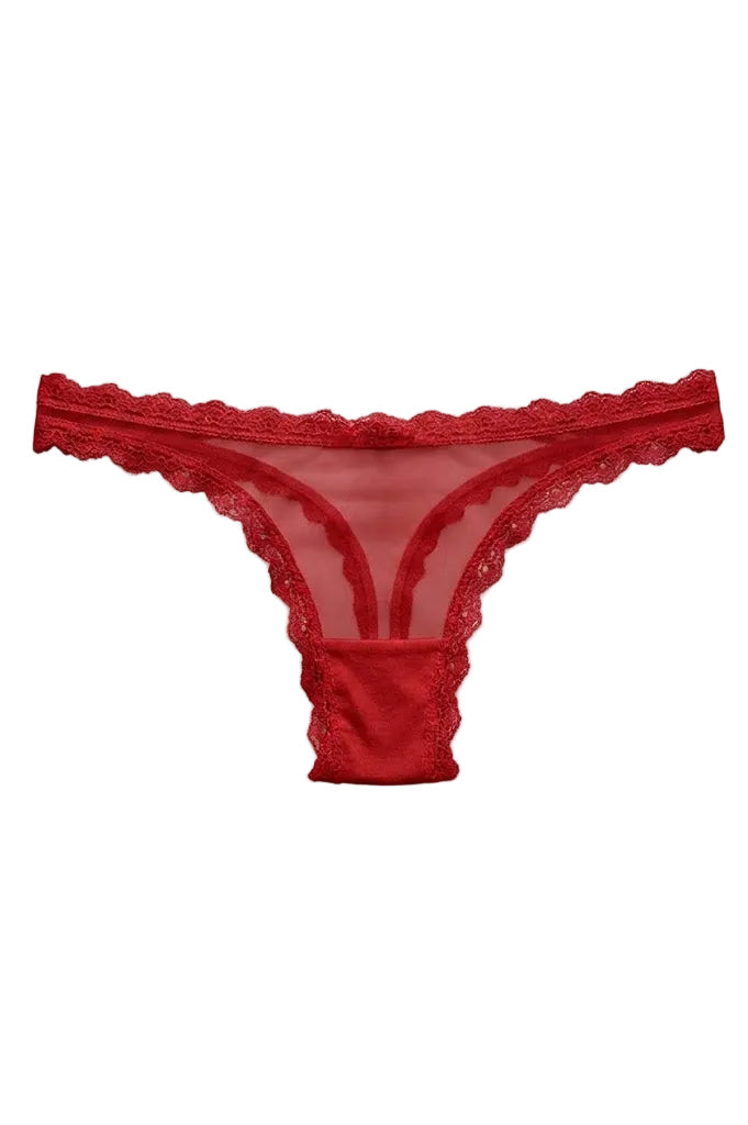 Valentina Low Rider Thong Tango Red