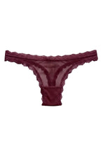Valentina Low Rider Thong Beaujolais