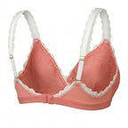 Valentina Cross Bralette Calypso Coral/White