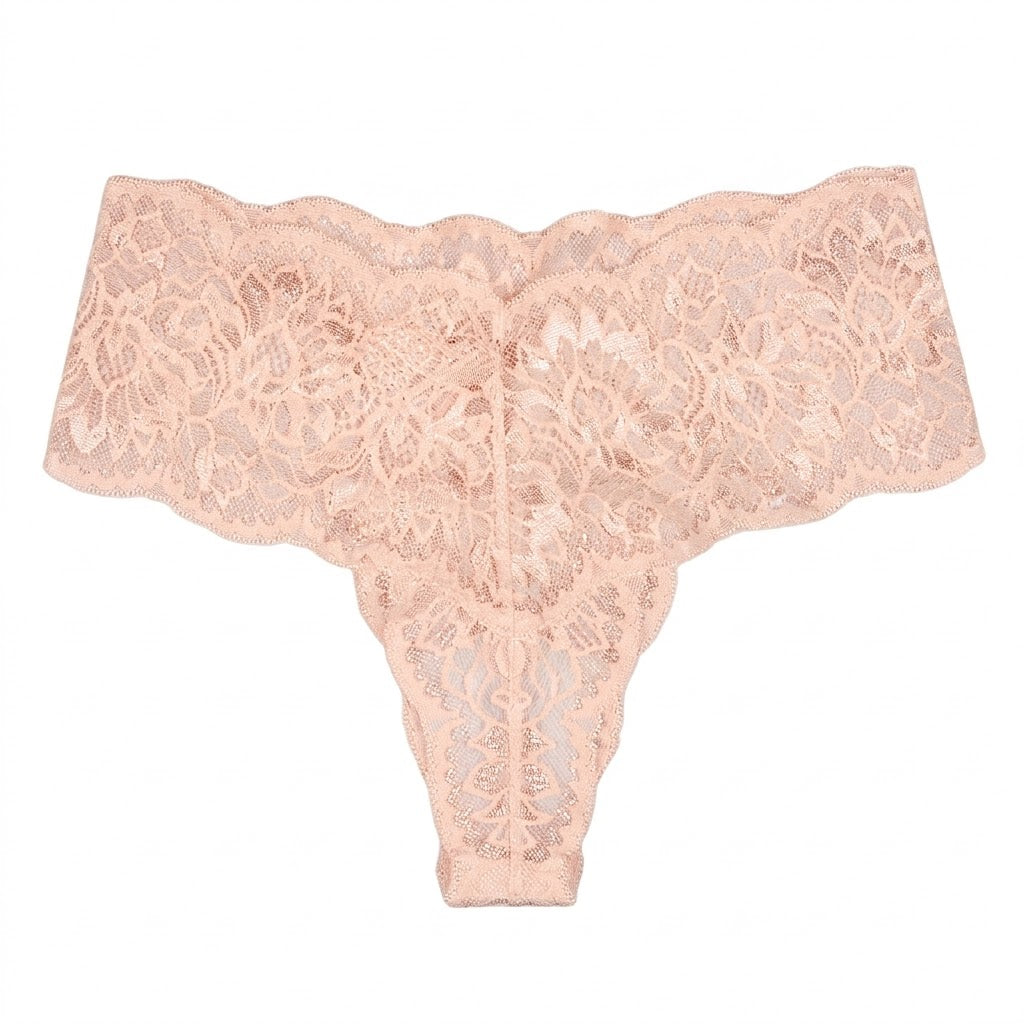 My Way Mid Rise Thong Pink Lily