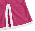 Valentina Chemise Fuchsia/White