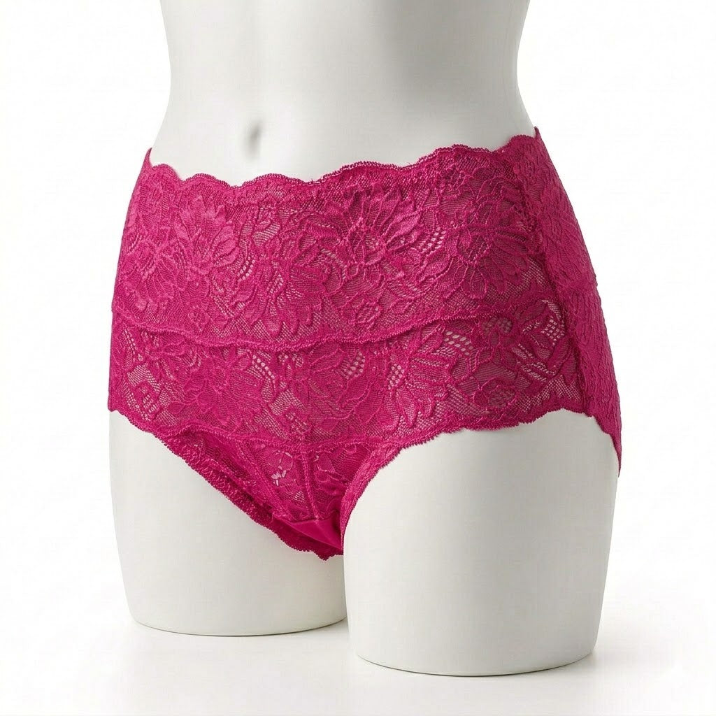 My Way Hi Rise Bikini Fuchsia