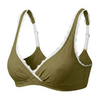 Valentina Cross Bralette Sage/White