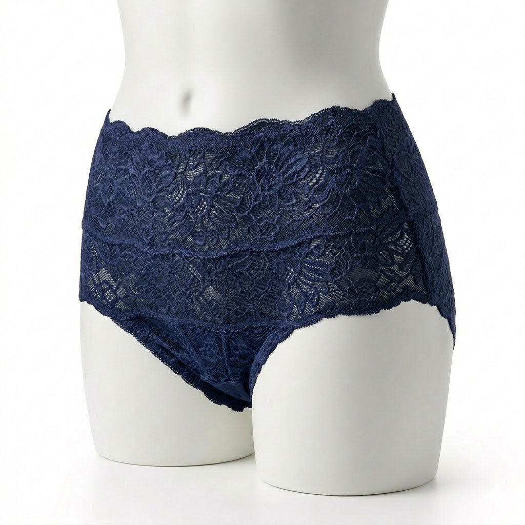 My Way Hi Rise Bikini Navy Blue