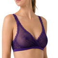 Valentina Cross Bralette Royal Purple