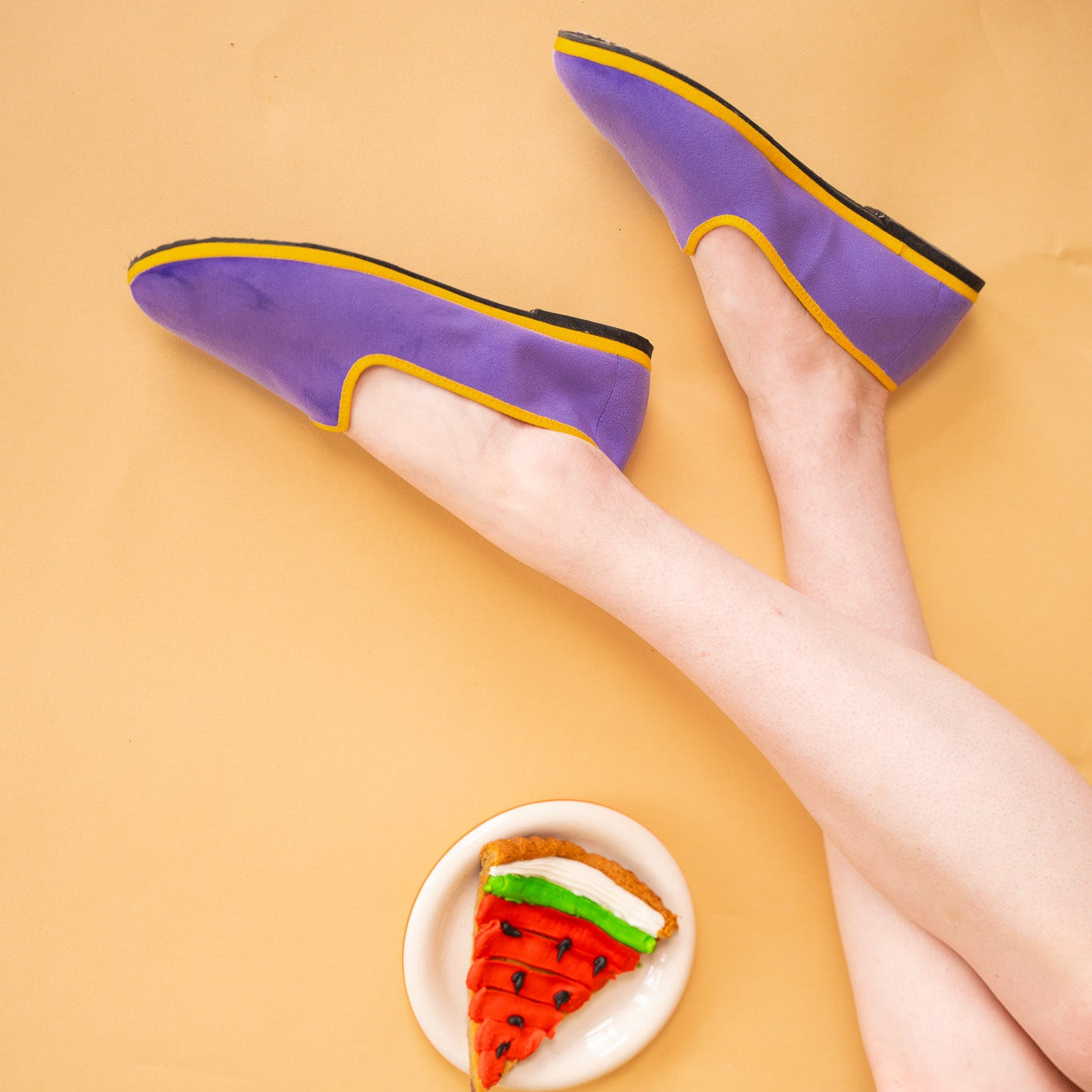 Tradizionale Bicolor Lilla-Giallo