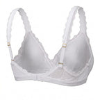 Valentina Cross Bralette Lucent White