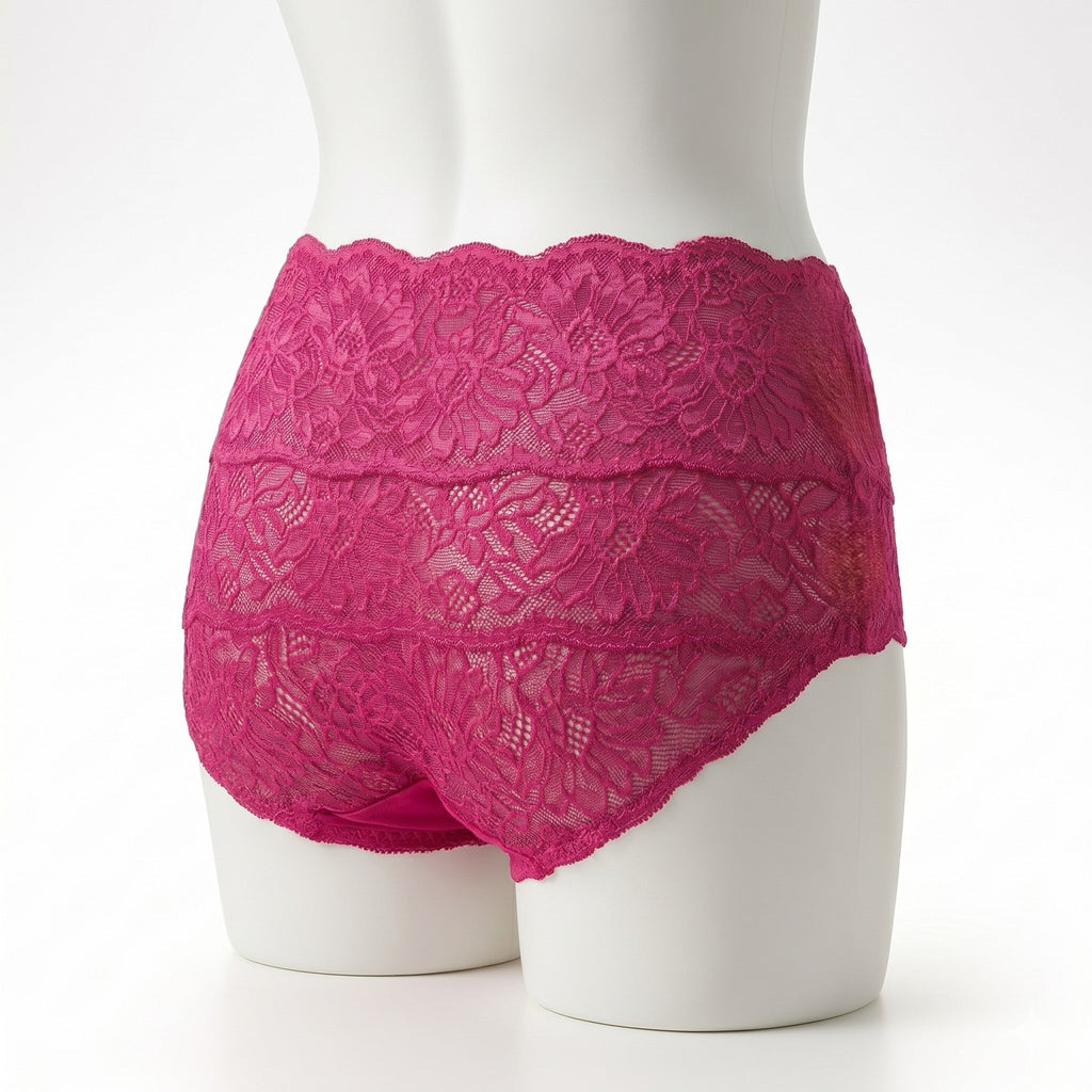 My Way Hi Rise Bikini Fuchsia