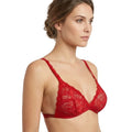 My Way Triangle Bralette Tango Red