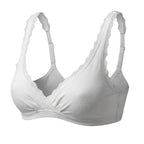 Valentina Cross Bralette Lucent White