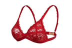 My Way Triangle Bralette Tango Red