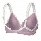 Valentina Cross Bralette Lavender/White