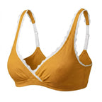 Valentina Cross Bralette Golden Yellow/White