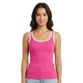 Valentina Camisole Fuchsia/White