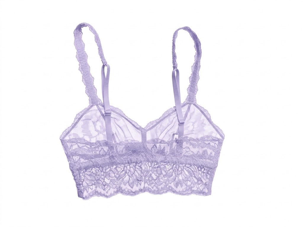 My Way Soft Crop Bustier Lavender