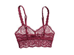 My Way Soft Crop Bustier Beaujolais