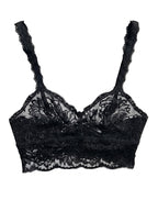 My Way Soft Crop Bustier Black