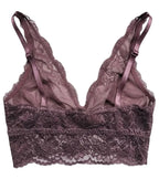My Way Long Line Bralette Peppercorn