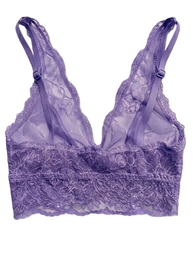 My Way Long Line Bralette Lavender