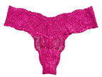 My Way Low Rider Thong Fuchsia