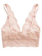 My Way Long Line Bralette Pink Lily