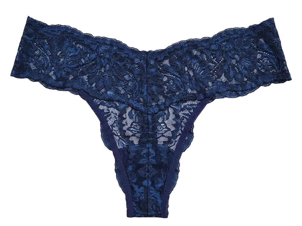 My Way Low Rider Thong Navy Blue