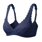 Valentina Cross Bralette Navy Blue