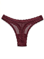 Valentina Low Rider Thong Beaujolais