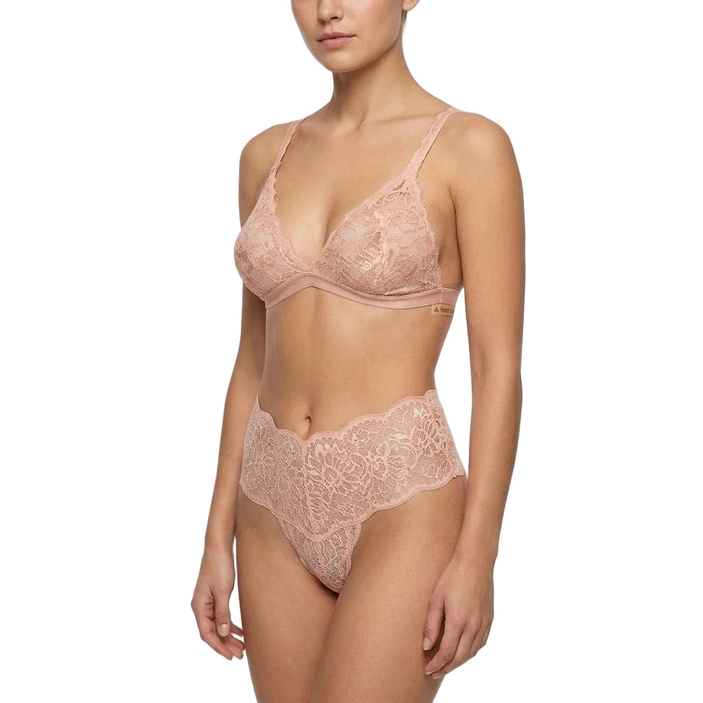 My Way Mid Rise Thong Pink Lily